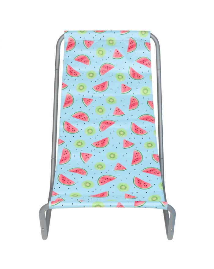 LEŻAK OGRODOWO PLAŻOWY SKŁADANY I TORBA FRUIT MELON