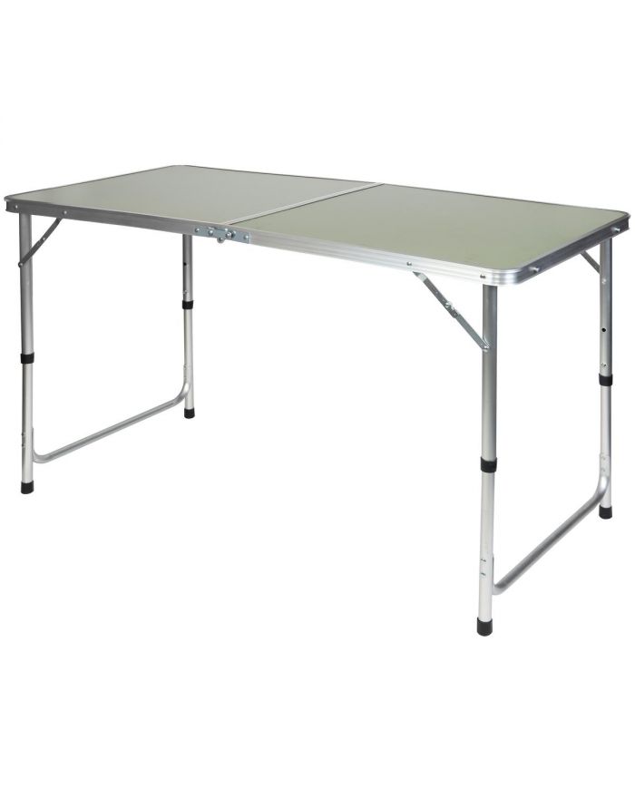 STOLIK TURYSTYCZNY SKŁADANY KEMPINGOWY 120X60X70/62/55CM + 4 KRZESŁA ZIELONY