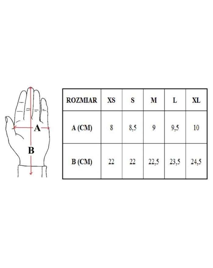 RĘKAWICZKI DO BIEGANIA XS