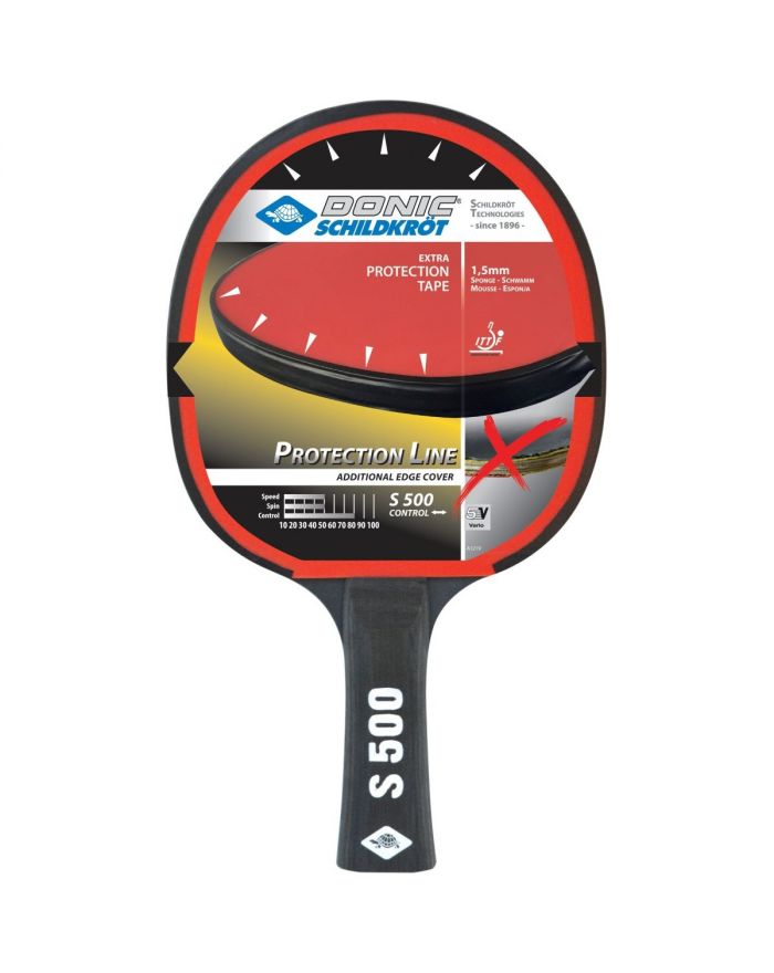 RAKIETKA DO TENISA STOŁOWEGO PROTECTION LINE S500 DONIC