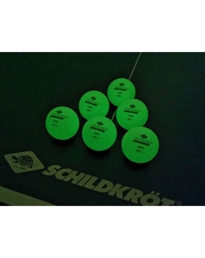 PIŁECZKI DO TENISA STOŁOWEGO GLOW IN THE DARK POLY 40 6SZT DONIC