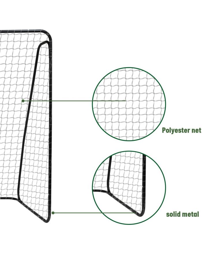 BRAMKA DO PIŁKI NOŻNEJ Z SIATKĄ 300x205x120CM UMBRO