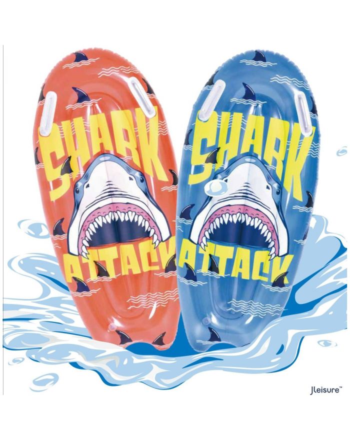 DMUCHANA DESKA DO PŁYWANIA 100X50CM REKIN 35017 NIEBIESKI