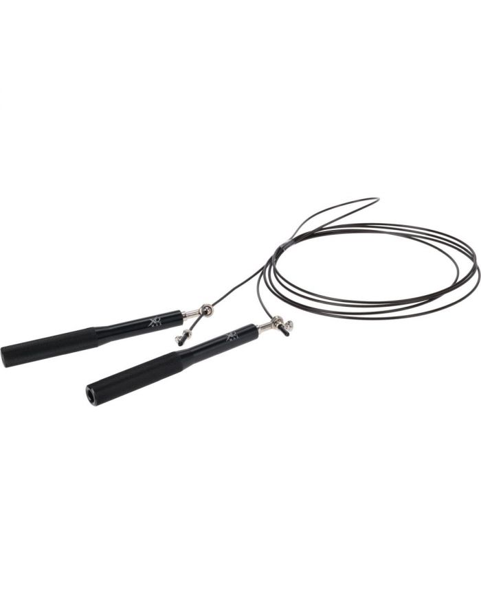 SKAKANKA SZYBKOŚCIOWA REGULOWANA UCHWYTY ALUMINIOWE 300 CM XQMAX CZARNA