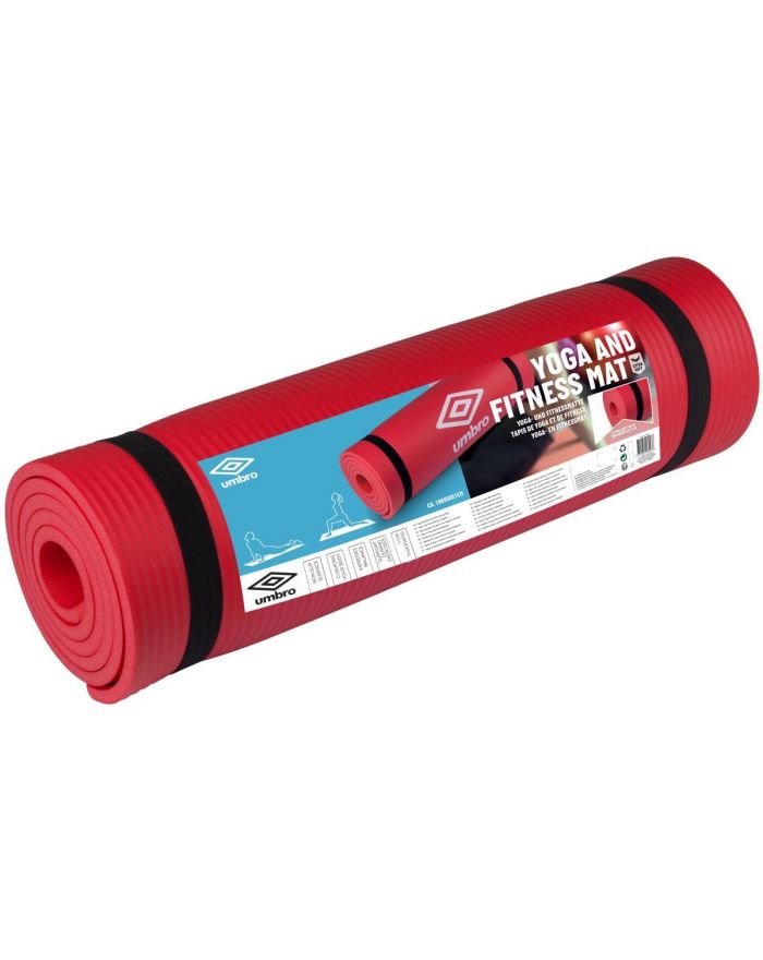 MATA FITNESS NBR ANTYPOŚLIZGOWA 190x58x1CM RÓŻOWA UMBRO