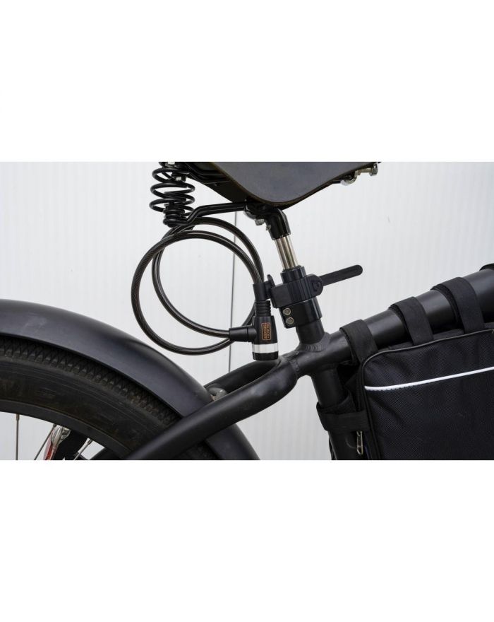 ZAPIĘCIE ROWEROWE LINKA NA ZAMEK 10x900MM Z UCHWYTEM BLACK+DECKER