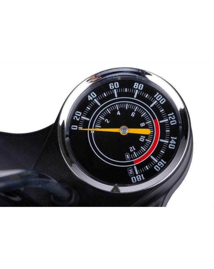 POMPKA WARSZTATOWO ROWEROWA 180PSI (12BAR) Z MANOMETREM XQMAX PRO