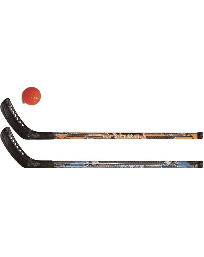 ZESTAW ULICZNY DO UNIHOKEJA POWER 2 KIJE I PIŁECZKA