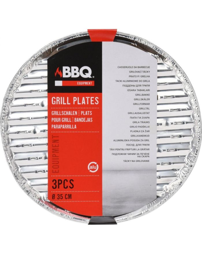 ALUMINIOWE TACKI NA GRILLA ŚR 34CM 3SZT