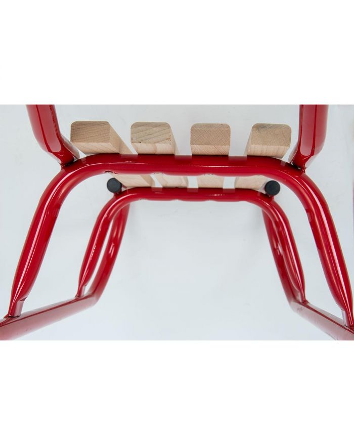 SANKI METALOWE MOCNE KUBUŚ CZERWONE