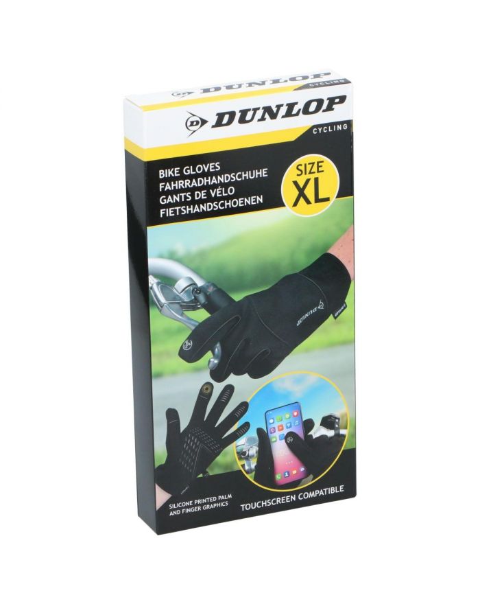 RĘKAWICZKI ROWEROWE OCIEPLANE TOUCHSCREEN SENIOR R.XL DUNLOP