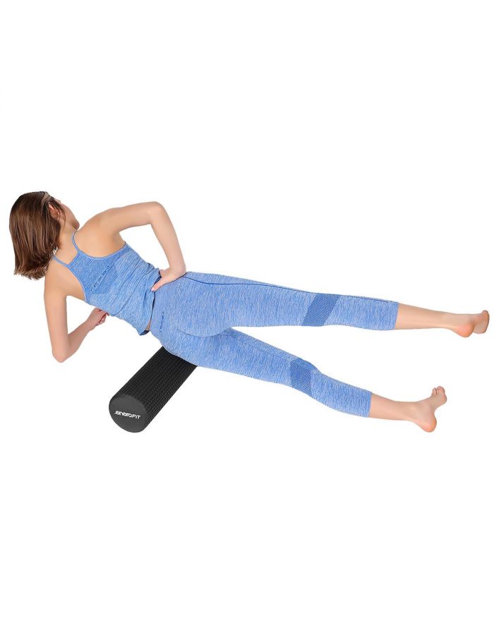 WAŁEK ROLLER FITNESS JOGA EVA 15x90CM Z WYPUSTKAMI ENERO FIT