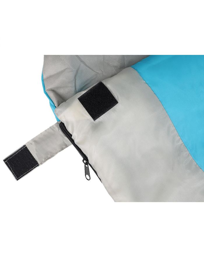 ŚPIWÓR TURYSTYCZNY TRAVELER 210X80/50CM  BŁĘKITNO SZARY ENERO CAMP