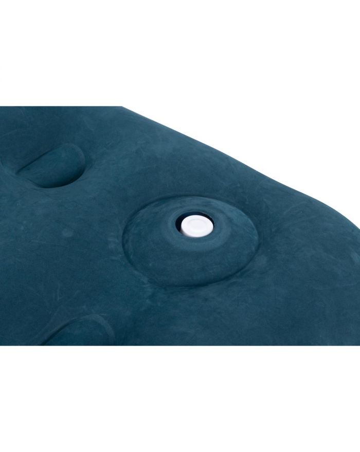 MATERAC FLOKOWANY 1-OSOBOWY Z WBUDOWANĄ POMPKĄ NOŻNĄ 191x73x22CM 24130