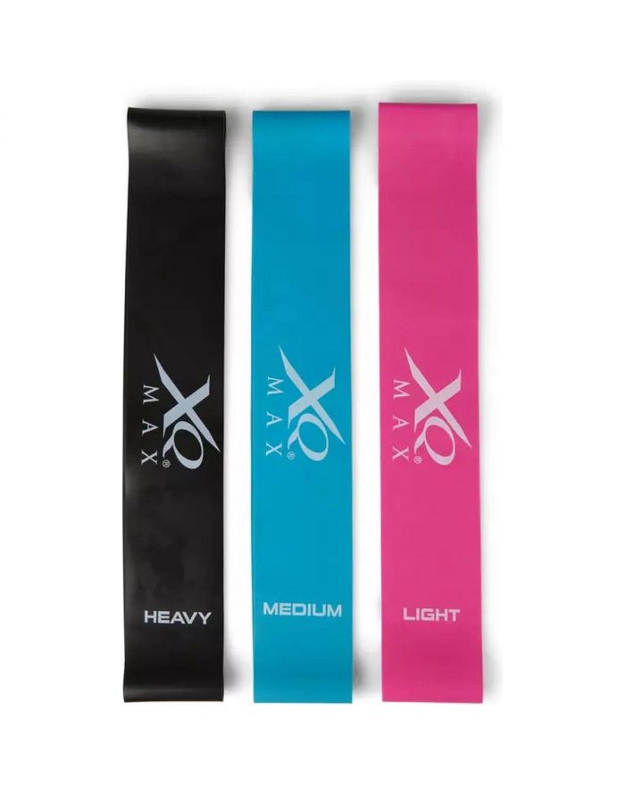 ZESTAW 3 GUM TAŚM DO ĆWICZEŃ STRETCH BAND XQMAX