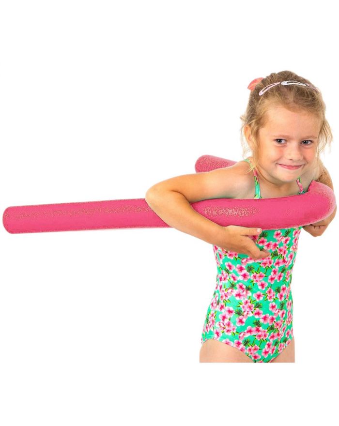 MAKARON NOODLE DO NAUKI PŁYWANIA NA BASEN COMFY RÓŻOWY