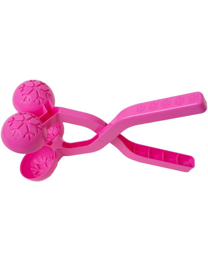 ŚNIEŻKOMAT SNOWBALL DO ROBIENIA KULEK ŚNIEŻNYCH PODWÓJNY RÓŻOWY 1064550