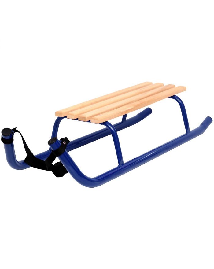 SANKI METALOWE KULIGOWE 2 OSOBOWE WZMOCNIONE NIEBIESKIE