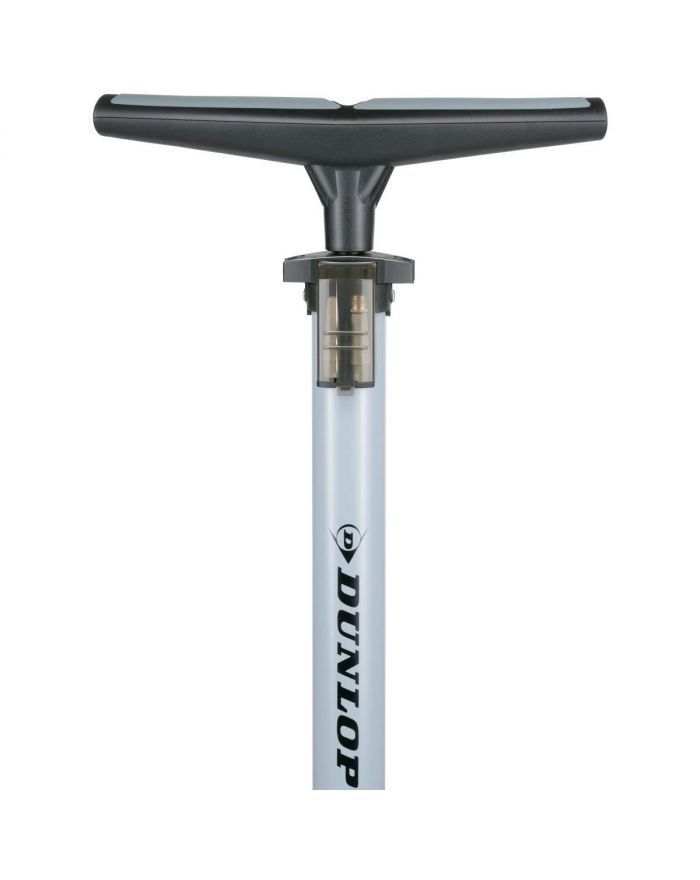 POMPKA WARSZTATOWO ROWEROWA DUNLOP 230Psi (16Bar) Z MANOMETREM SZARA