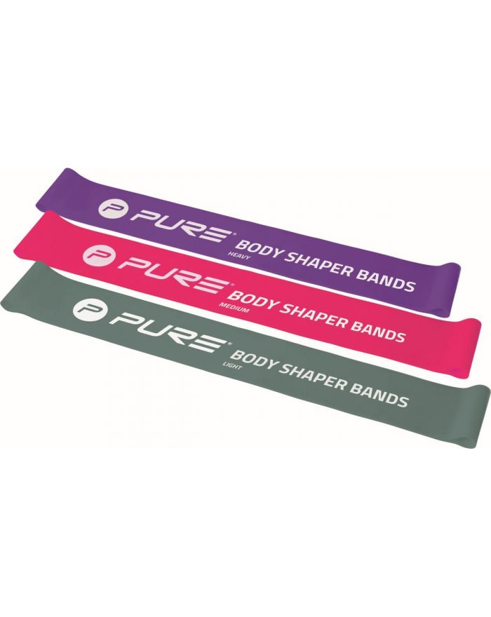 ZESTAW GUM DO ĆWICZEŃ FITNESS CROSSFIT MINI BAND 3SZT WOMEN PURE 2 IMPROVE