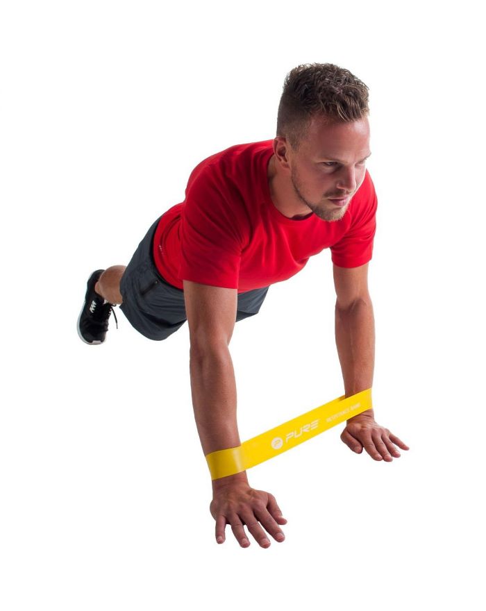 ZESTAW GUM DO ĆWICZEŃ FITNESS CROSSFIT MINI BAND 5SZT PURE 2 IMPROVE