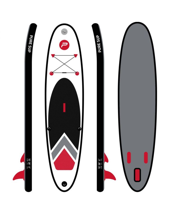 ZESTAW DESKA SUP 150KG DMUCHANA 305x71x15CM PURE 4 FUN