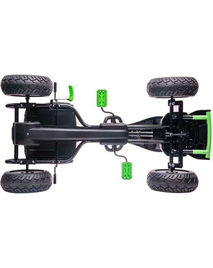 GOKART AUTO NA PEDAŁY ENERO 18 CZARNO ZIELONY