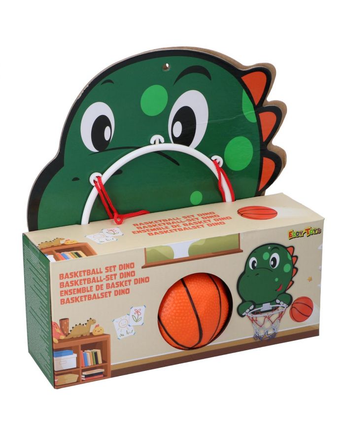 TABLICA DO KOSZYKÓWKI 40x30CM Z PIŁKĄ DINO
