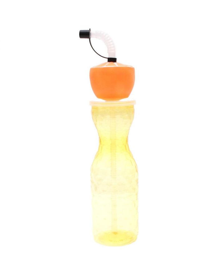 BIDON BUTELKA SPORTOWA ZE SŁOMKĄ 500 ML ŻÓŁTY EXCELLENT HOUSEWARE