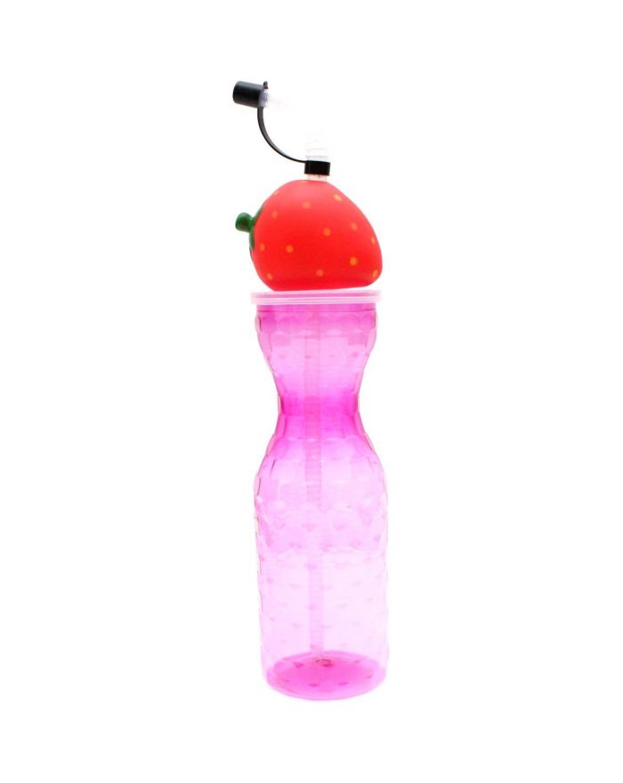 BIDON BUTELKA SPORTOWA ZE SŁOMKĄ 500ML RÓŻOWY EXCELLENT HOUSEWARE