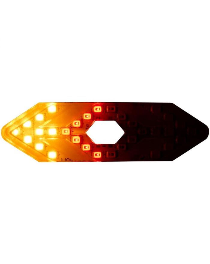 LAMPKA ROWEROWA TYŁ Z SYGNALIZATOREM LED ŁADOWANIE USB DUNLOP