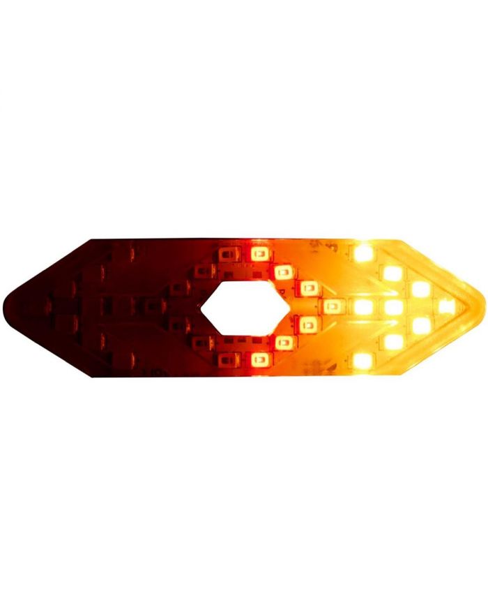 LAMPKA ROWEROWA TYŁ Z SYGNALIZATOREM LED ŁADOWANIE USB DUNLOP