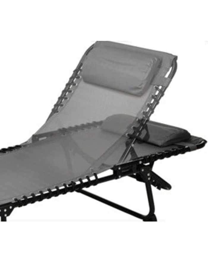 ŁÓŻKO TURYSTYCZNE KEMPINGOWE OGRODOWE SKŁADANE TEXTLINE GRAFIT