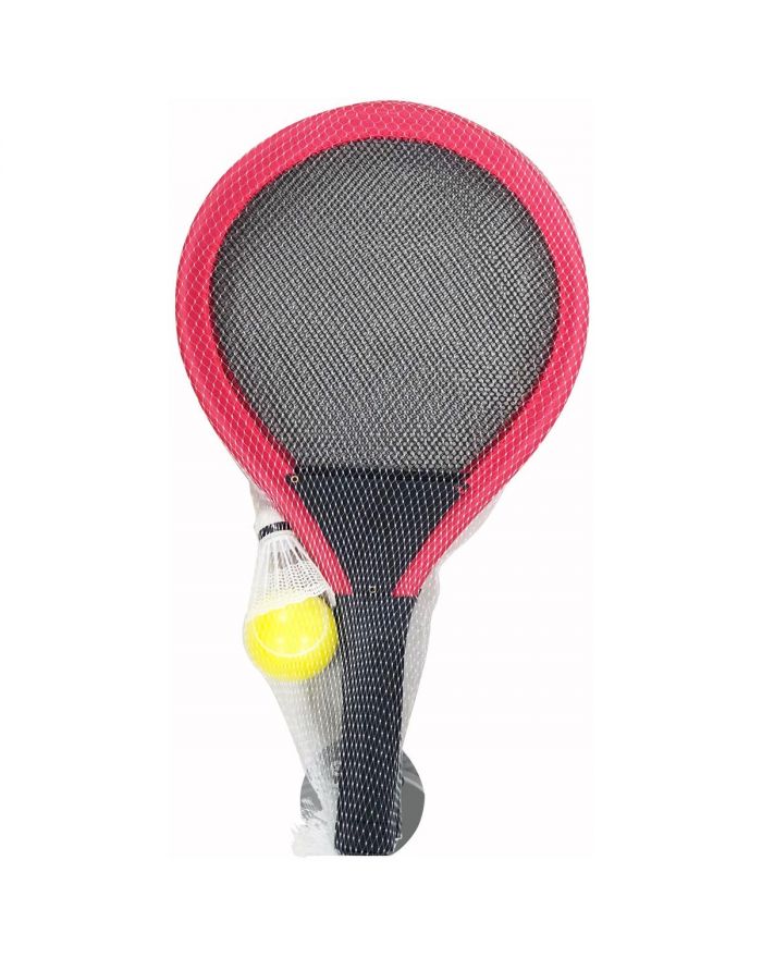 ZESTAW 2 RAKIETY LOTKA PIŁKA DO TENISA BADMINTONA ENERO TOYS
