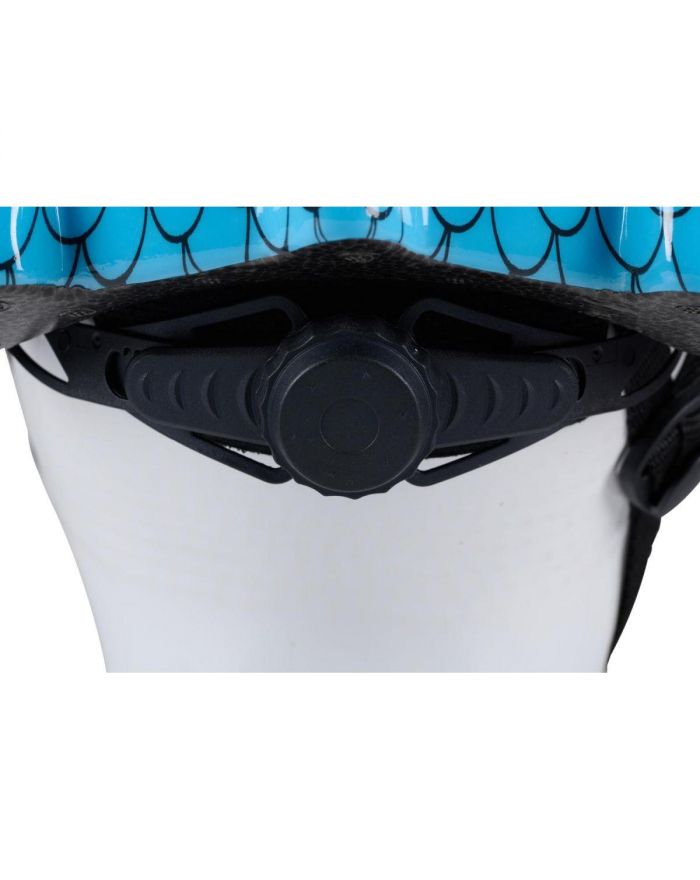 KASK ROWEROWY DZIECIĘCY REGULOWANY NO FEAR R. (48-52CM) SMOK NIEBIESKI