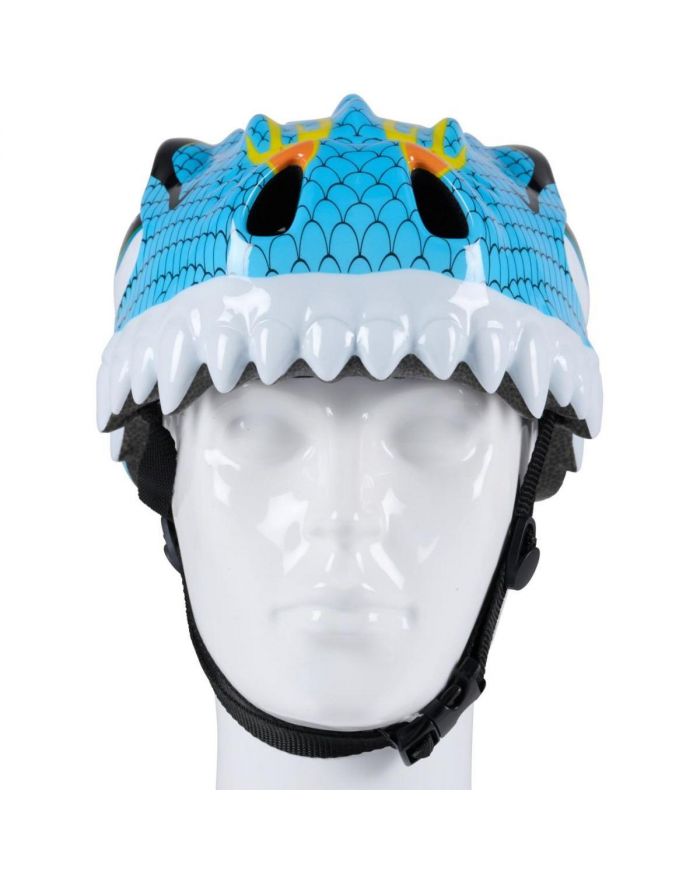 KASK ROWEROWY DZIECIĘCY REGULOWANY NO FEAR R. (48-52CM) SMOK NIEBIESKI
