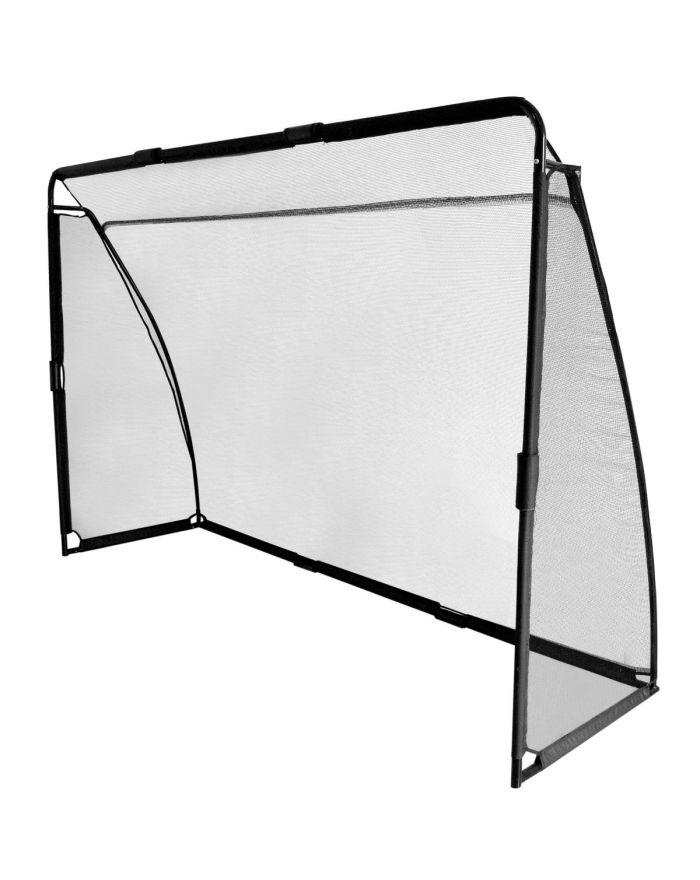 BRAMKA DO PIŁKI NOŻNEJ Z SIATKĄ I TARCZĄ STRZELECKĄ 240x160x80CM ENERO PRO