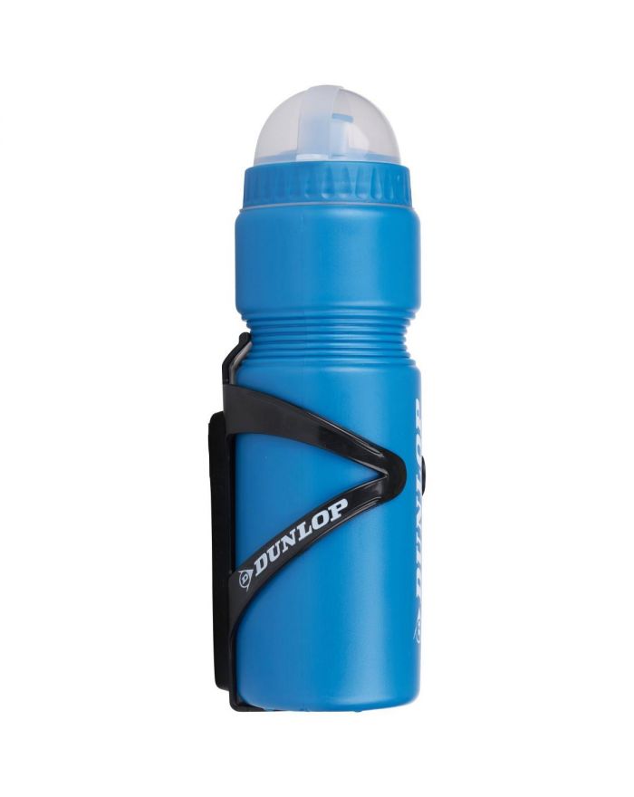 BIDON ROWEROWY DUNLOP 750ML Z KOSZYKIEM NIEBIESKI