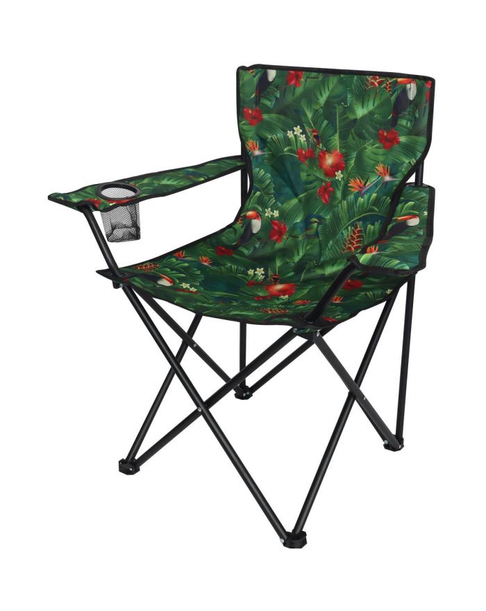 KRZESŁO TURYSTYCZNE SKŁADANE 50x50x80CM FLOWER ENERO CAMP