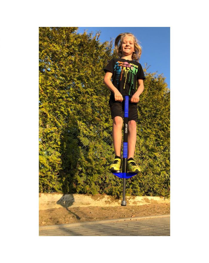 SKOCZEK DRĄŻEK POGO DO SKAKANIA ENERO NIEBIESKI