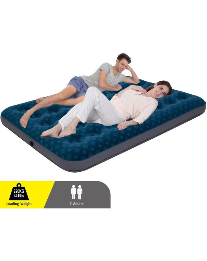 MATERAC FLOKOWANY 2-OSOBOWY Z NADRUKIEM 3D 191x137x22CM 24495