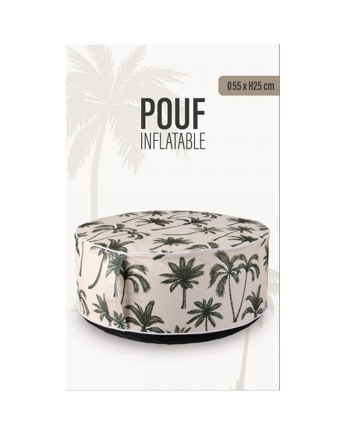 PUFA DMUCHANA TURYSTYCZNA OGRODOWA 55x25CM PROGARDEN PALMY