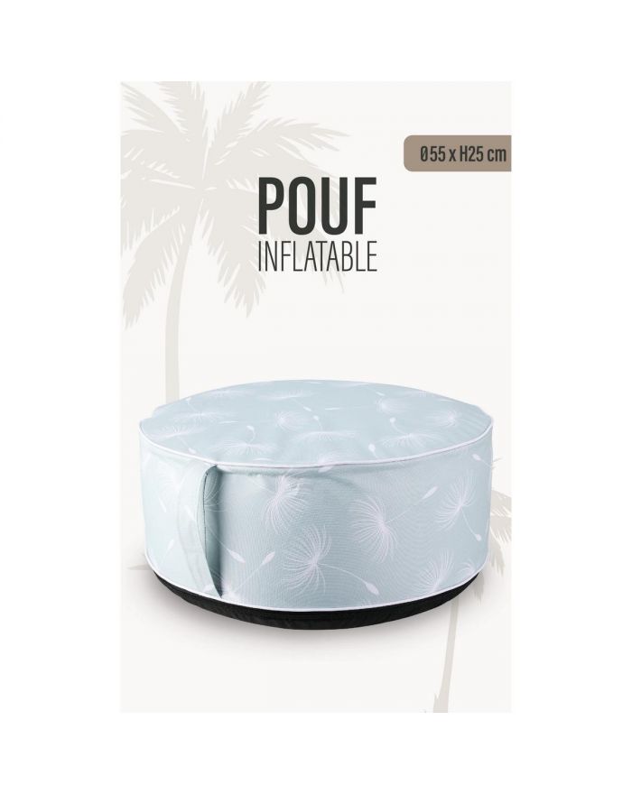 PUFA DMUCHANA TURYSTYCZNA OGRODOWA 55x25CM PROGARDEN NIEBIESKA