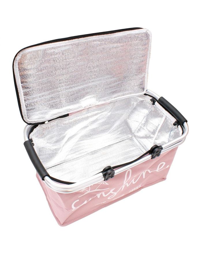 KOSZYK TURYSTYCZNY SKŁADANY TERMICZNY 35L REDCLIFFS RÓŻ