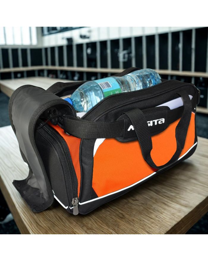 TORBA SPORTOWA MASITA 6015 POMARAŃCZOWO- CZARNA