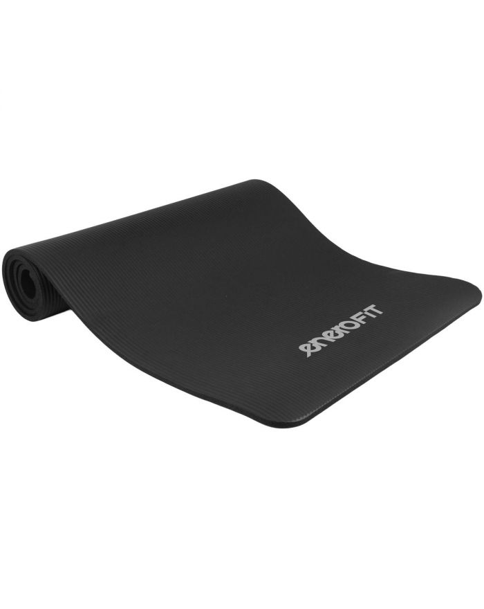 MATA FITNESS NBR ANTYPOŚLIZGOWA 183x61x1.5CM CZARNA + POKROWIEC ENERO FIT