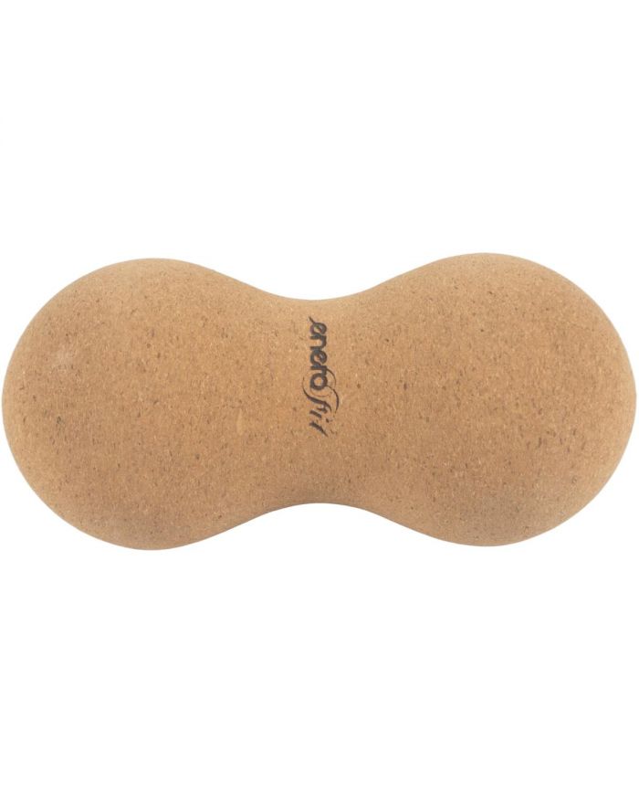 PODWÓJNA PIŁECZKA DO MASAŻU KORKOWA 7.5x15CM ENERO FIT