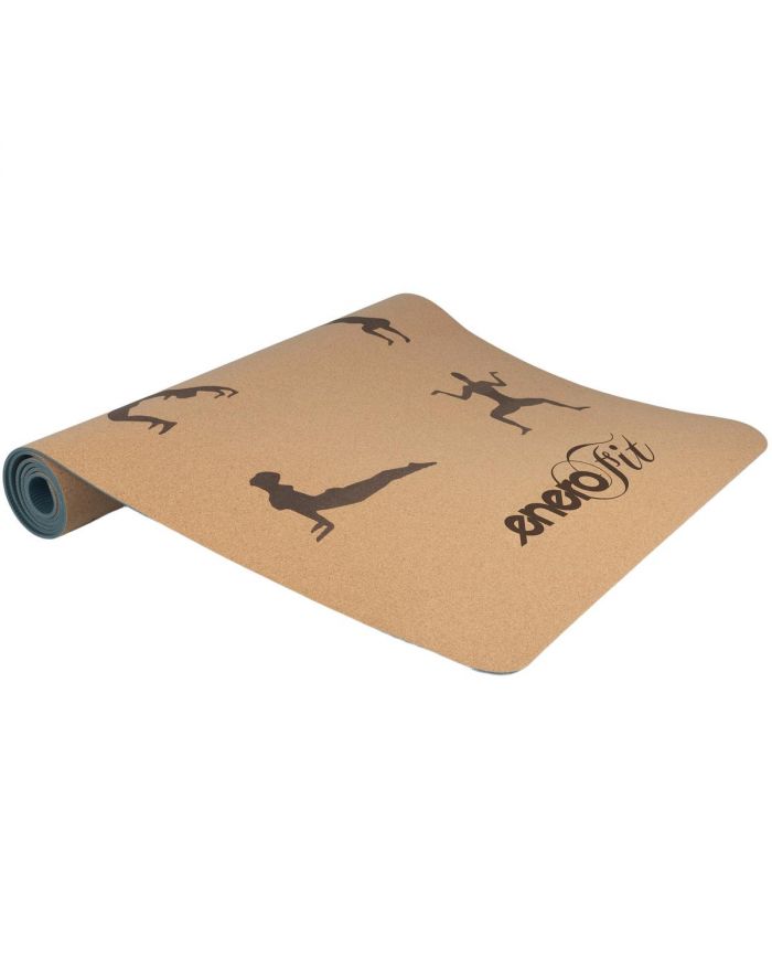 KORKOWA MATA DO ĆWICZEŃ JOGI 183x61x0.4CM ENERO FIT