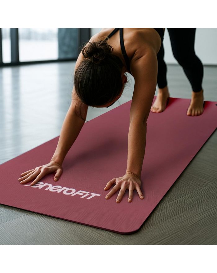 MATA FITNESS KLUBOWA Z OTWORAMI 140x60x1.5CM ENERO FIT