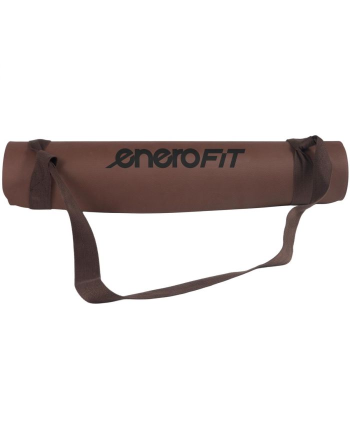 MATA DO JOGI I FITNESS TPE ANTYPOŚLIZGOWA BRĄZOWA ENERO FIT